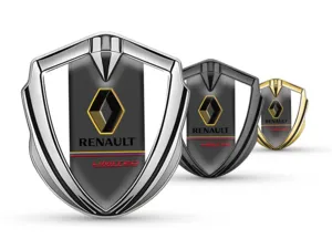 Renault Emblem Silikon Abzeichen Tuning Stil Glänzend Top